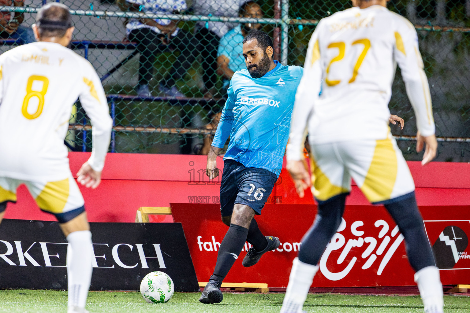 Hajj Club vs Club Apollo in Day 10 of Office League 2025 was held on Friday, 25th April 2025 in Hulhumale', Maldives. Photos: Nausham Waheed / images.mv