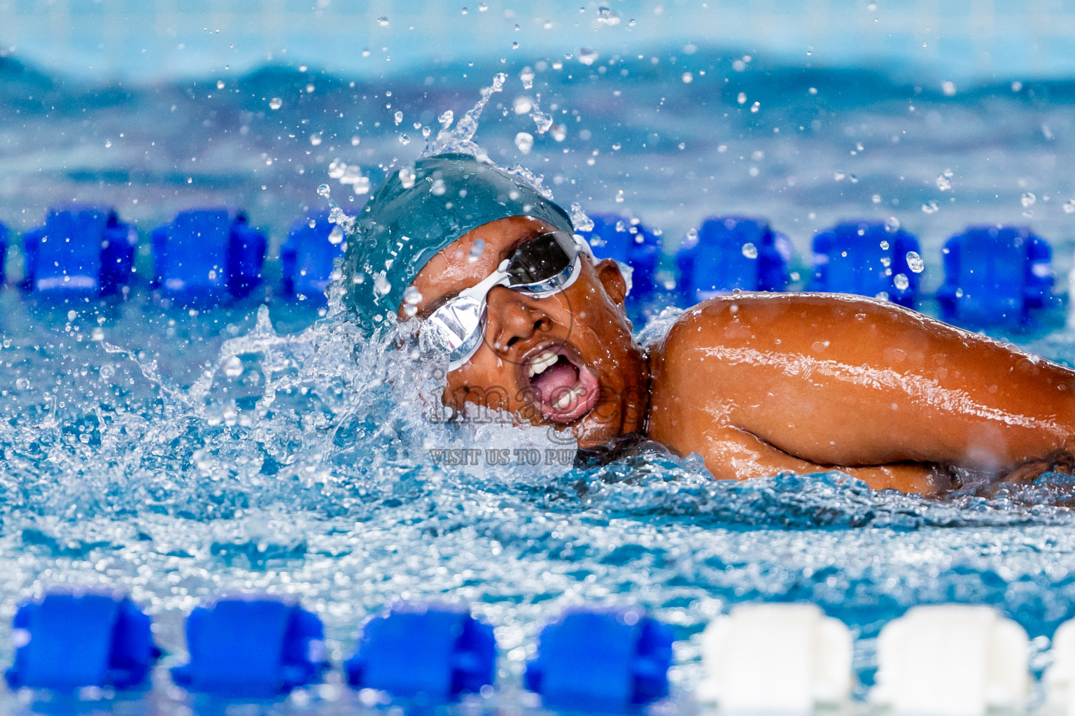 Day 3 of 20th BMLInter-school Swimming Competition 2024 held in Hulhumale', Maldives on Monday, 14th October 2024. Photos: Nausham Waheed / images.mv