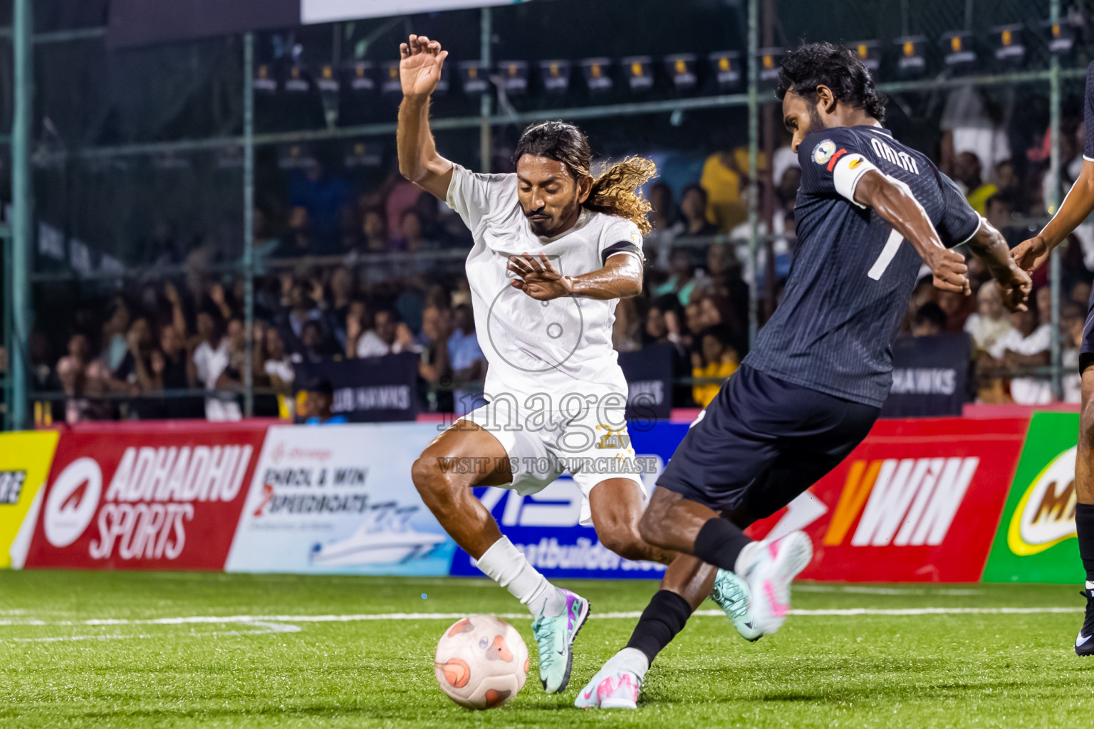 Arena vs Hawks in the Final of Milo Sector League 2025 was held in Rehendhi Futsal Ground, Hulhumale', Maldives on Tuesday, 18th November 2025. Photos: Nausham Waheed  / images.mv