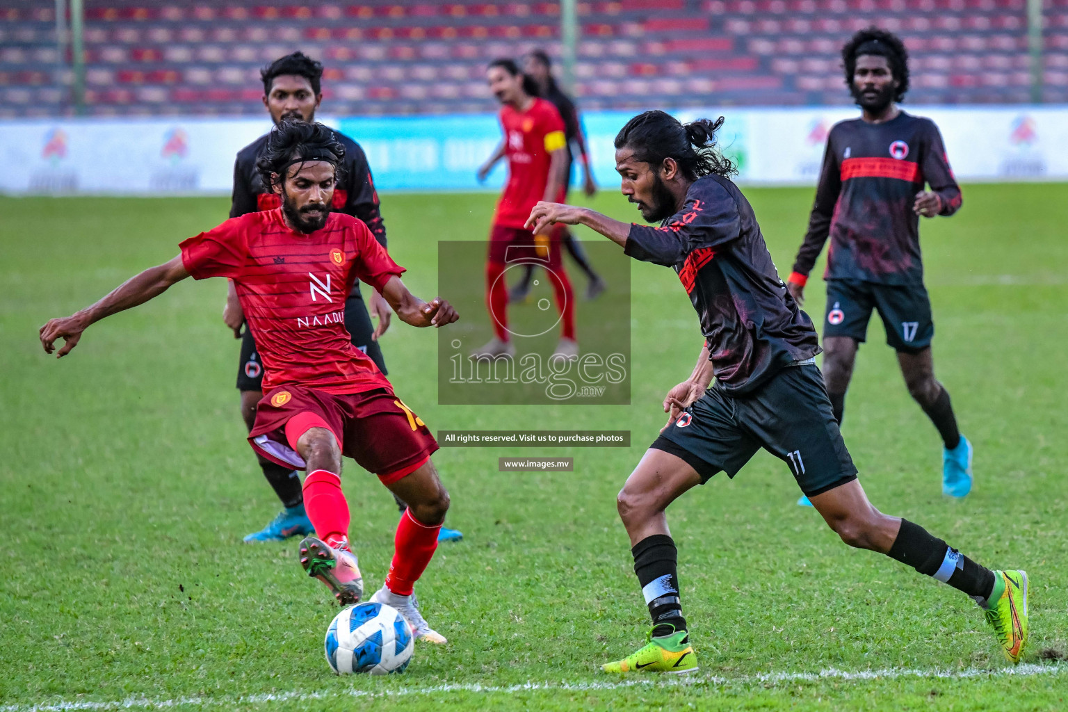 Victory Sports Club vs Lorenzo Sports Club in the 2nd Division 2022 on 8th Aug 2022, held in National Football Stadium, Male', Maldives Photos: Nausham Waheed / Images.mv