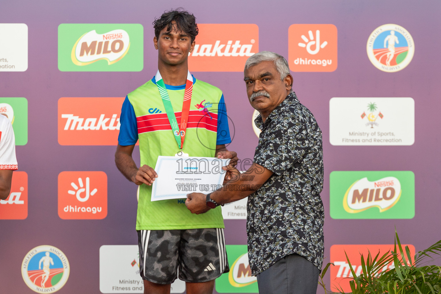 Day 1 of 33rd National Athletics Championship was held in Ekuveni Track at Male', Maldives on Thursday, 5th September 2024. Photos: Shuu Abdul Sattar / images.mv