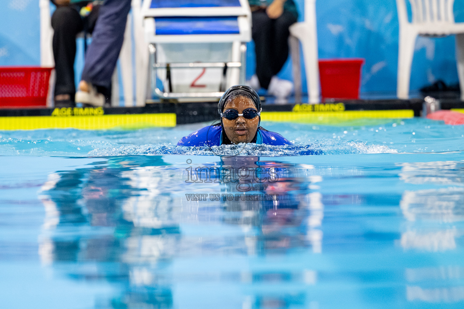 Day 5 of BML 21st Interschool Swimming Competition 2025 was held in Hulhumale' Swimming Pool, Hulhumale', Maldives on Wednesday, 15th October 2025. 
Photos: Hassan Simah / images.mv