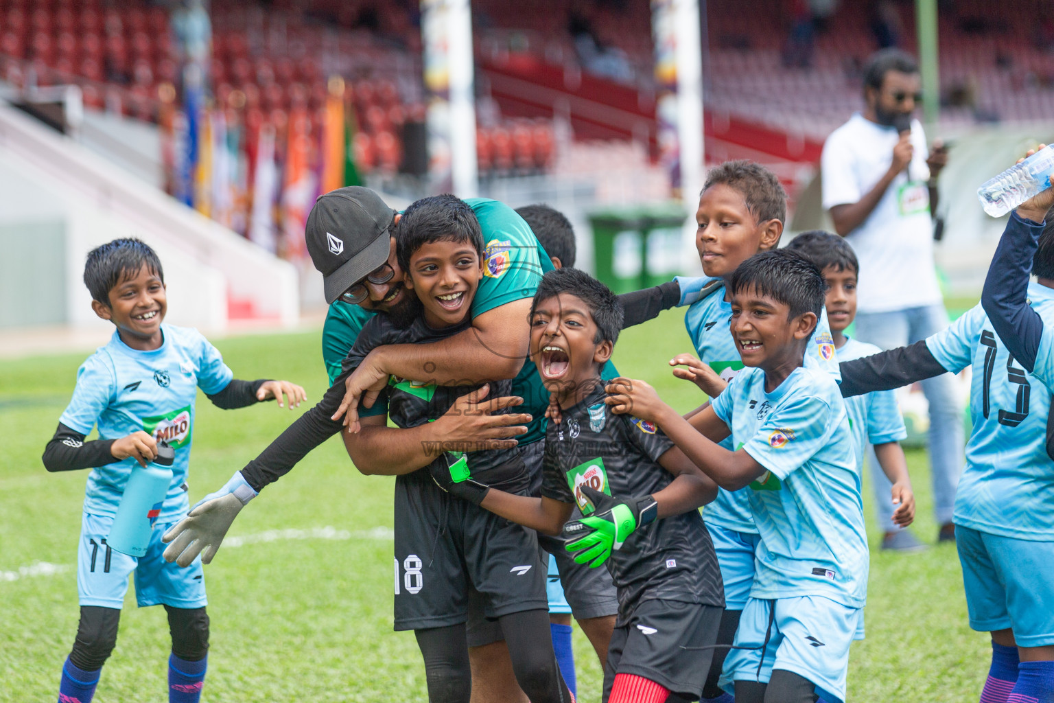 Day 2 of MILO Kids Football Fiesta was held at National Stadium in Male', Maldives on Saturday, 24th February 2024.