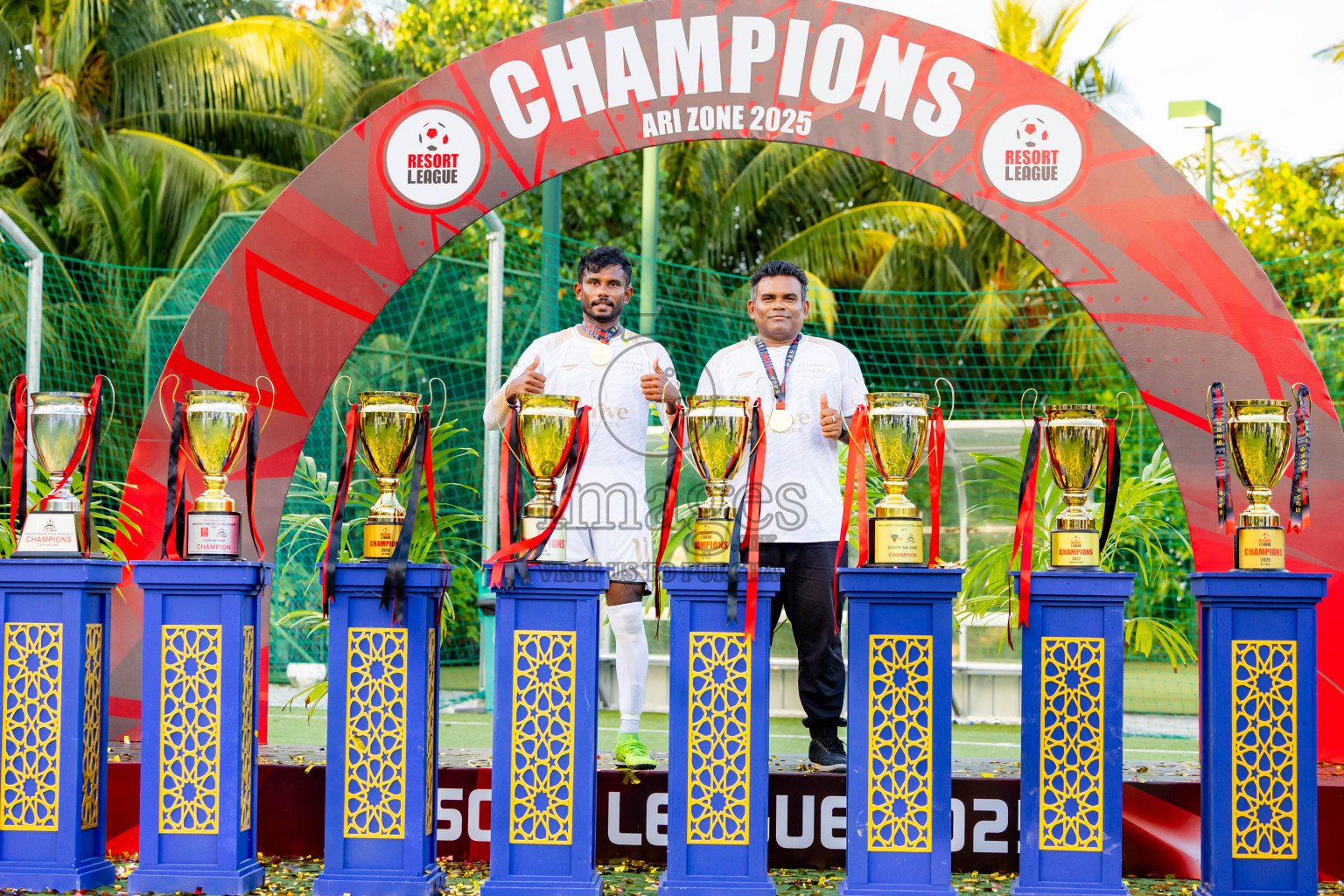 Barcelo vs Conrad in the Final of Resort League 2025 (Ari Zone) was held on Sunday, 28th June 2025 in Conrad Maldives Rangali Island, Alif Dhaalu Atoll, Maldives. Photos: Nausham Waheed / images.mv