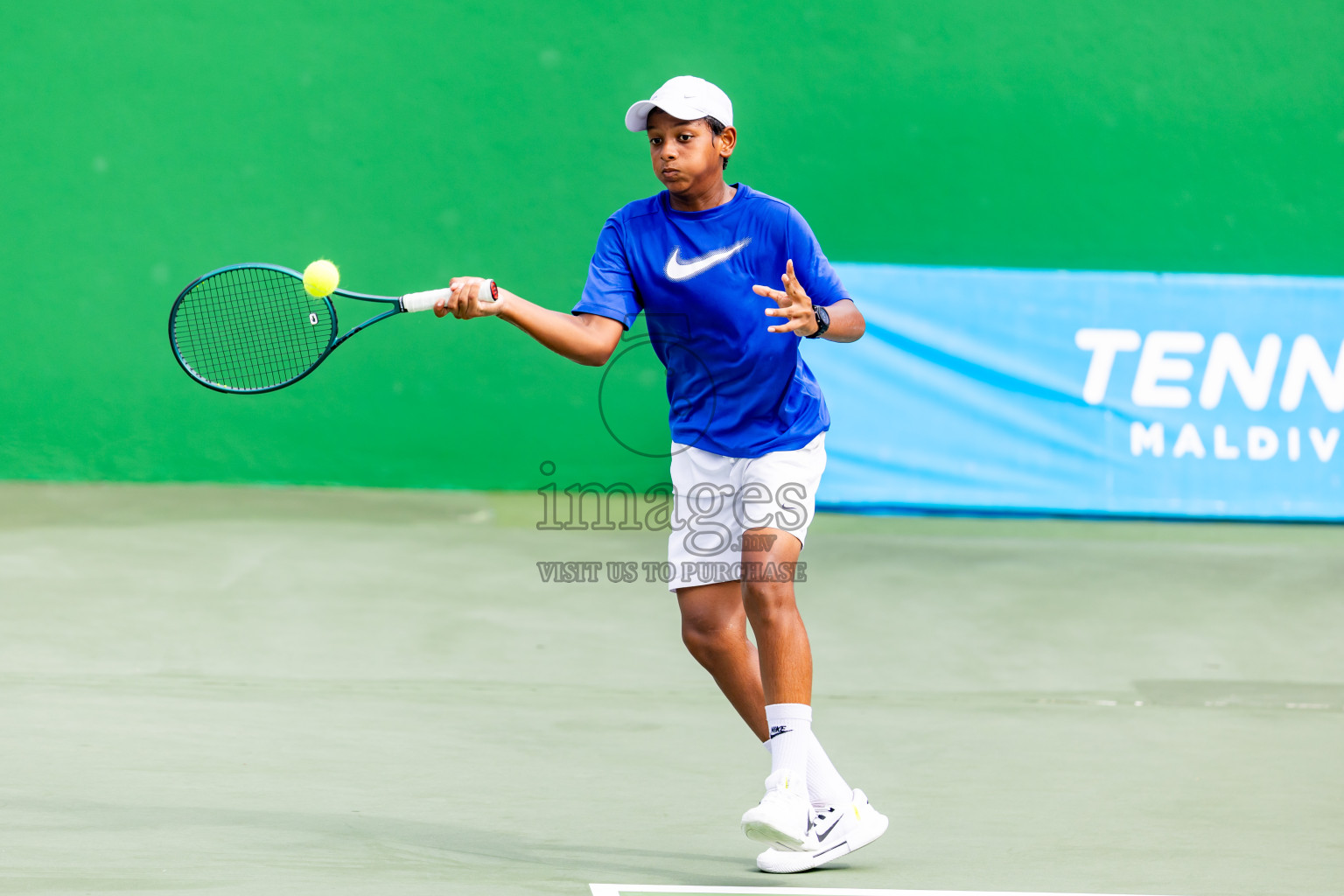 Day 5 of ATF Maldives Junior Open Tennis was held in Male' Tennis Court, Male', Maldives on Monday, 16th December 2024. Photos: Nausham Waheed/ images.mv