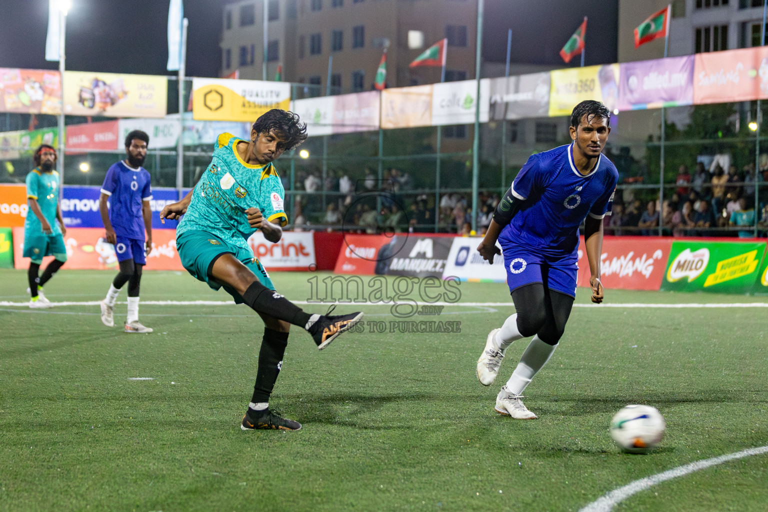 Club WAMCO vs MIBSA in Club Maldives Cup 2024 held in Rehendi Futsal Ground, Hulhumale', Maldives on Friday, 4th October 2024. 
Photos: Hassan Simah / images.mv