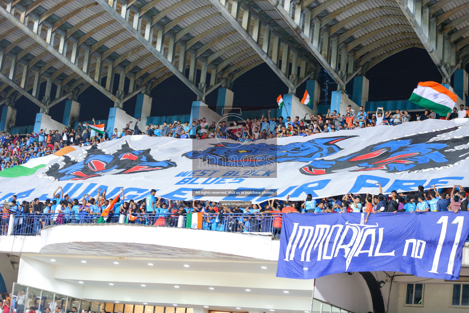 Kuwait vs India in the Final of SAFF Championship 2023 held in Sree Kanteerava Stadium, Bengaluru, India, on Tuesday, 4th July 2023. Photos: Nausham Waheed, Hassan Simah / images.mv