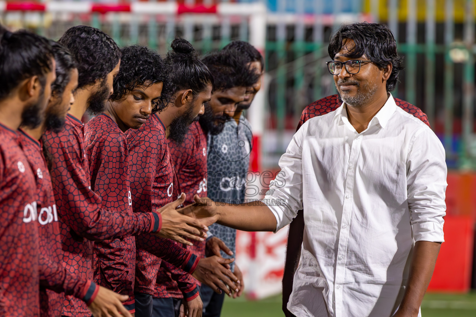 Vilimale vs S Hithadhoo in Quarter Finals of Golden Futsal Challenge 2024 which was held on Friday, 1st March 2024, in Hulhumale', Maldives Photos: Ismail Thoriq / images.mv