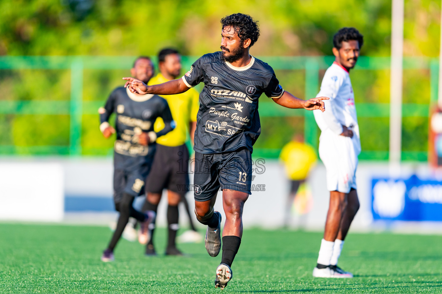 Furious FC vs JT Sports from Manadhoo Council Cup 2024 in N Manadhoo Maldives on Saturday, 24th February 2023. Photos: Nausham Waheed / images.mv