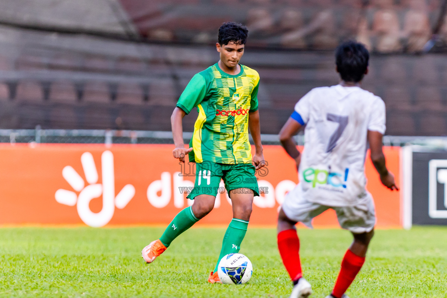 Maziya SRC vs Club Green Streets in Day 2 of Under 19 Youth Championship 2024 was held at National Stadium in Male', Maldives on Monday, 10th June 2024. Photos: Nausham Waheed / images.mv b