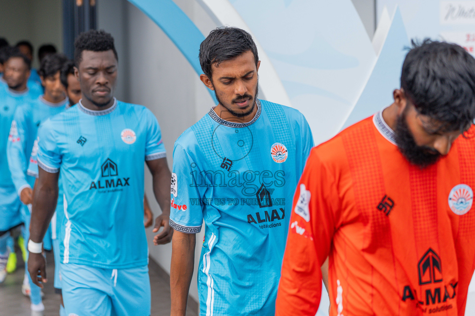 Semi Finals Match 01 Irumathi FC VS CC Sports Club in Day 7 of Eydhafushi Cup 2025 held in Eydhafushi Football Stadium at B. Eydhafushi, Maldives on Friday, 12th September 2025. Photos: Arif Rasheed / images.mv