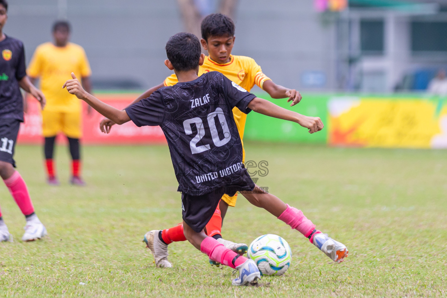 United Victory vs Victory Sports Club  (U12) in Day 5 of Dhivehi Youth League 2024 held at Henveiru Stadium on Friday 29th November 2024. Photos: Shuu Abdul Sattar/ Images.mv