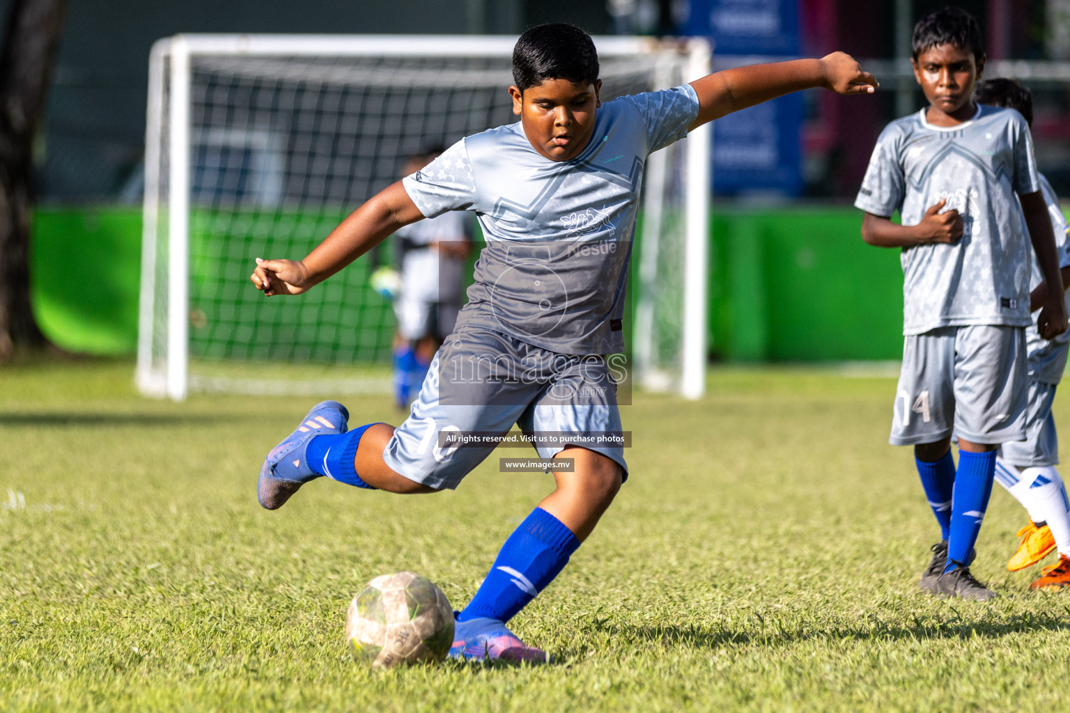 Day 3 of Nestle Kids Football Fiesta, held in Henveyru Football Stadium, Male', Maldives on Friday, 13th October 2023 Photos: Hassan Simah, Ismail Thoriq, Mohamed Mahfooz Moosa, Nausham Waheed / images.mv