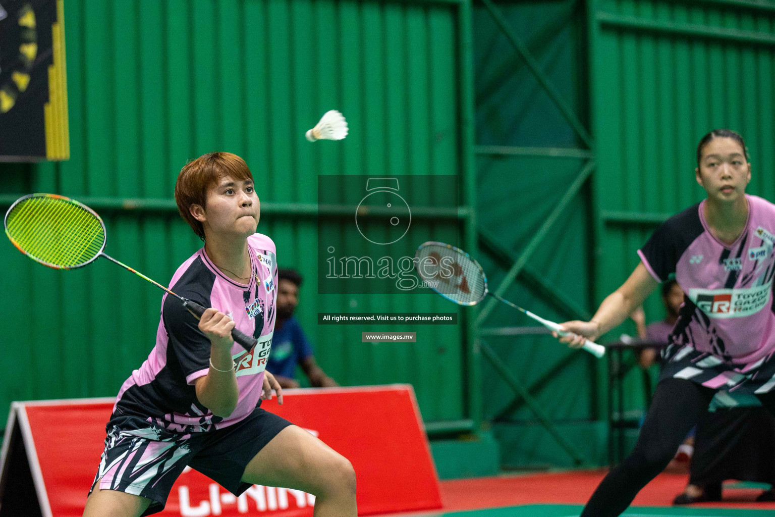 Finals of Li-Ning Maldives International Challenge 2023, was is held in Ekuveni Indoor Court, Male', Maldives on Saturday, 10th June 2023. Photos: Ismail Thoriq / images.mv