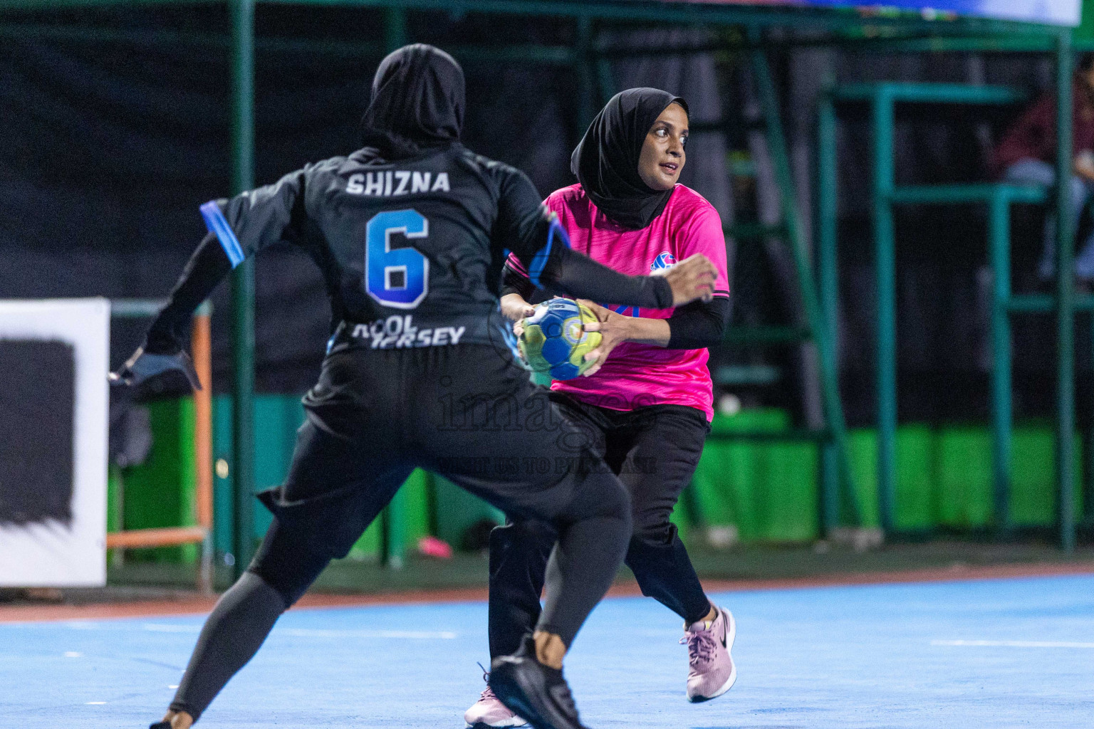 Day 18 of 10th National Handball Tournament 2023, held in Handball ground, Male', Maldives on Sunday, 17th December 2023 Photos: Nausham Waheed/ Images.mv