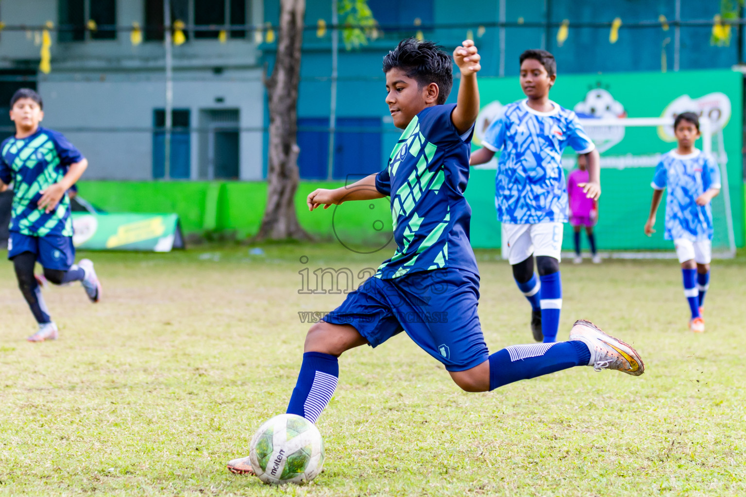 Day 1 of MILO Academy Championship 2024 - U12 was held at Henveiru Grounds in Male', Maldives on Sunday, 7th July 2024. Photos: Nausham Waheed / images.mv