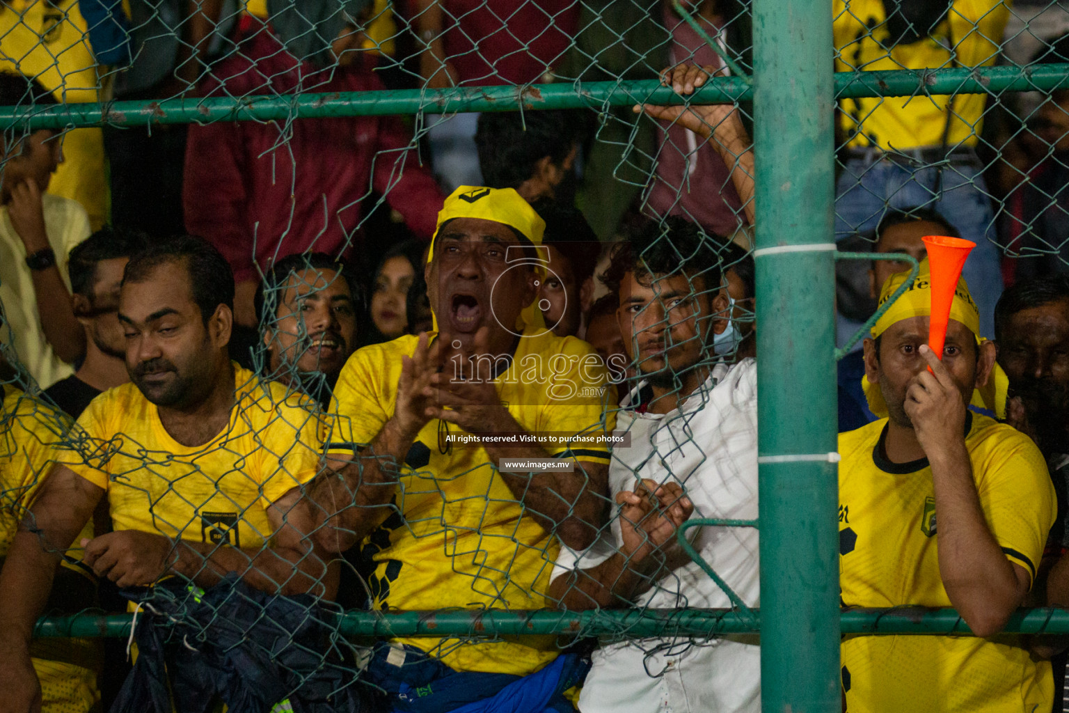 Team MPL vs Team RRC in the Quarter Finals of Club Maldives 2021 held at Hulhumale'; on 13th December 2021 Photos: Nasam/ images.mv