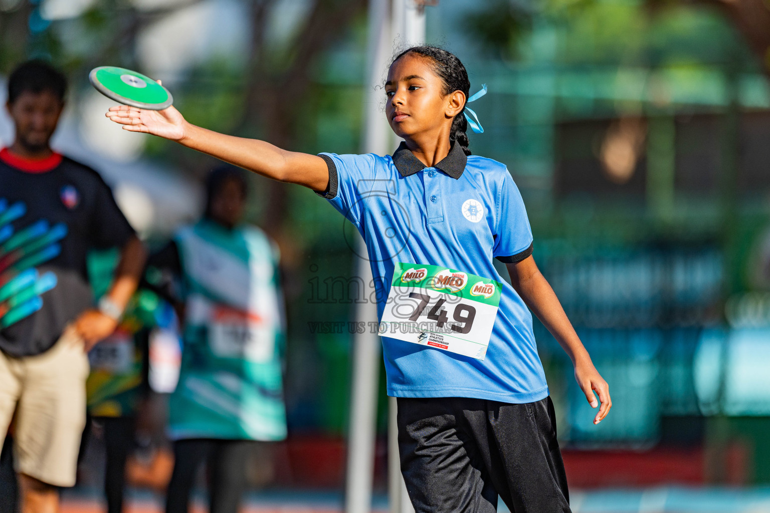 Day 2 of Inter-school Athletics Championship 2025 held in Ekuveni Synthetic Track, Male', Maldives on Tuesday, 07th October 2025. Photos by: Areef Adam / Images.mv