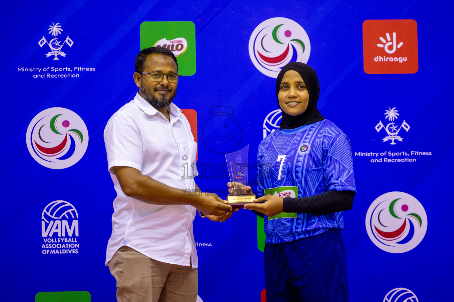 Police Club vs Club Wamco in the Final of Women's Division of VAM Cup 2025 held in Male', Maldives on Thursdsay, 17th April 2025 at Social Center Indoor Hall Photos By: Nausham Waheed / images.mv