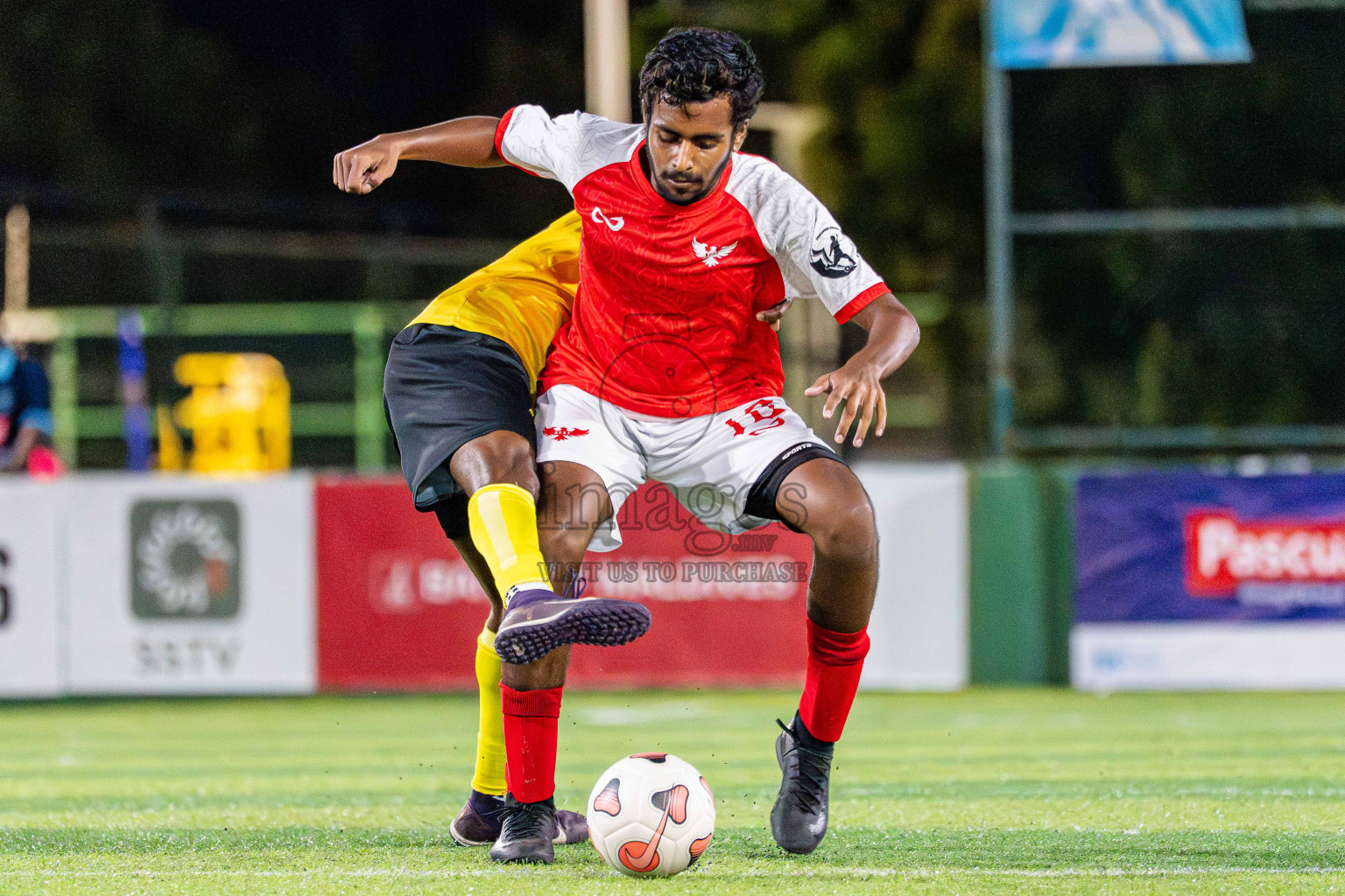 Kanmathi SC VS BEST in Day 4 - Fonadhoo Youth Futsal Challenge 2025 held in Fonadhoo Futsal Stadium, L. Fonadhoo, Maldives on Wednesday, 29th October 2025 Photos: Arif Rasheed / images.mv