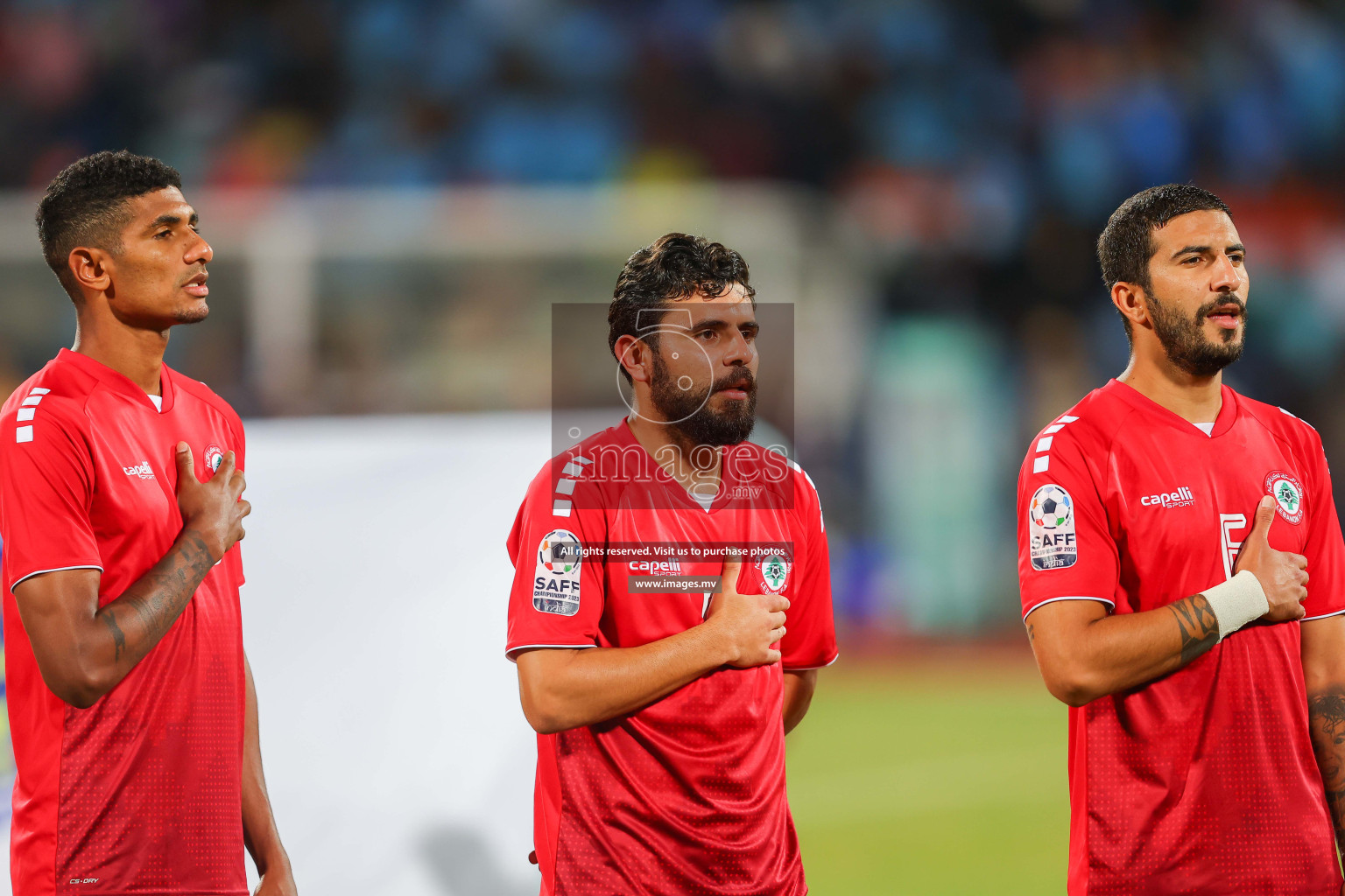 Lebanon vs India in the Semi-final of SAFF Championship 2023 held in Sree Kanteerava Stadium, Bengaluru, India, on Saturday, 1st July 2023. Photos: Nausham Waheed / images.mv