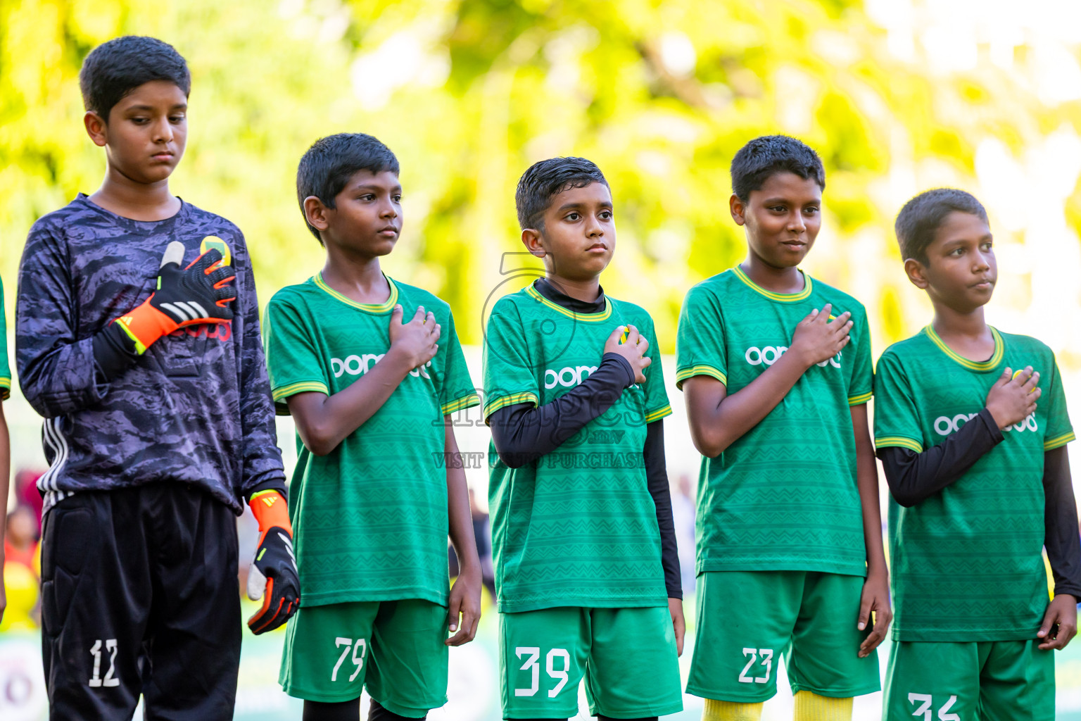 Day 3 of MILO Academy Championship 2025 (U-12) was held at Henveiru Stadium in Male', Maldives on Saturday, 3rd May 2025. Photos: Nausham Waheed / images.mv