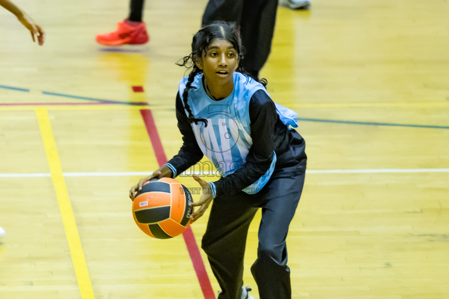 Day 12 of 25th Inter-School Netball Tournament was held in Social Center at Male', Maldives on Thursday, 22nd August 2024.