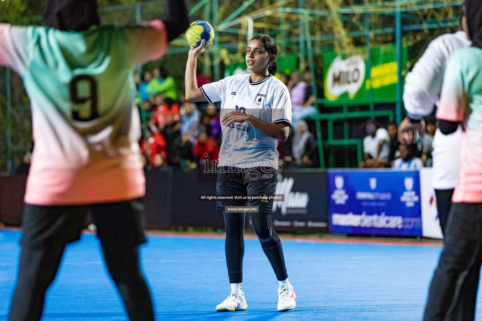 Day 4 of 7th Inter-Office/Company Handball Tournament 2023, held in Handball ground, Male', Maldives on Monday, 18th September 2023 Photos: Nausham Waheed/ Images.mv