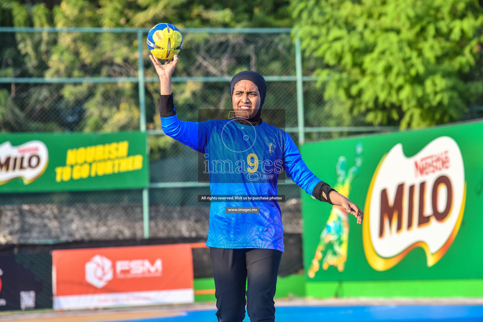 Day 5 of Milo 6th Inter Office Handball Tournament 2022 - Photos by Nausham Waheed