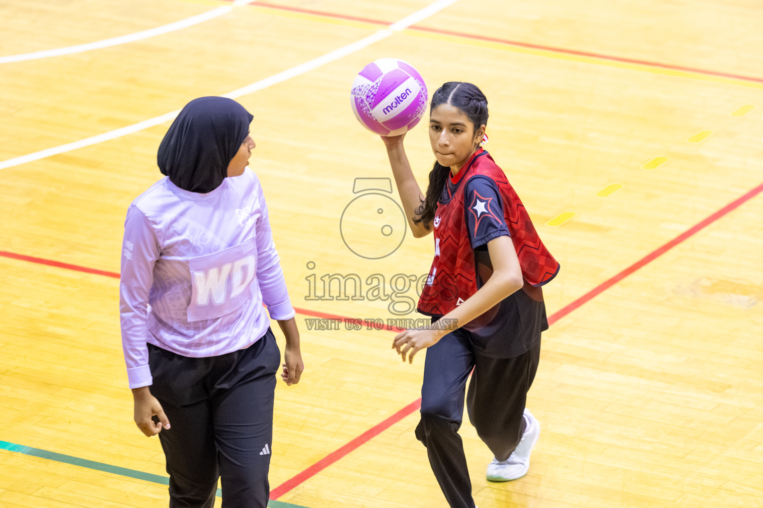 Day 12 of 26th Inter-School Netball Tournament 2025 was held in Social Center Indoor Hall on Thursday, 30th October 2025. Photos: Ismail Thoriq / images.mv