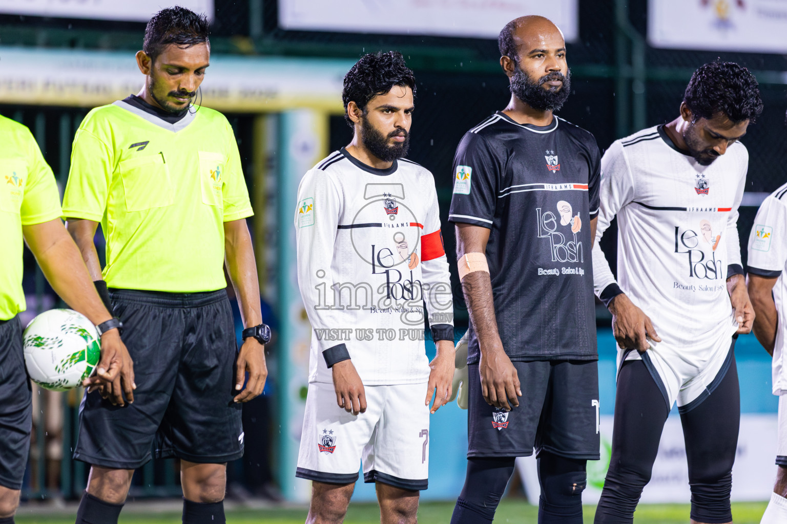 Ifhaams vs Dee Cee Jay SC in Final of Laamehi Dhiggaru Ekuveri Futsal Challenge 2025 was held on Tuesday, 29th July 2025, at Dhiggaru Futsal Ground, Dhiggaru, Maldives Photos: Areef Adam / images.mv