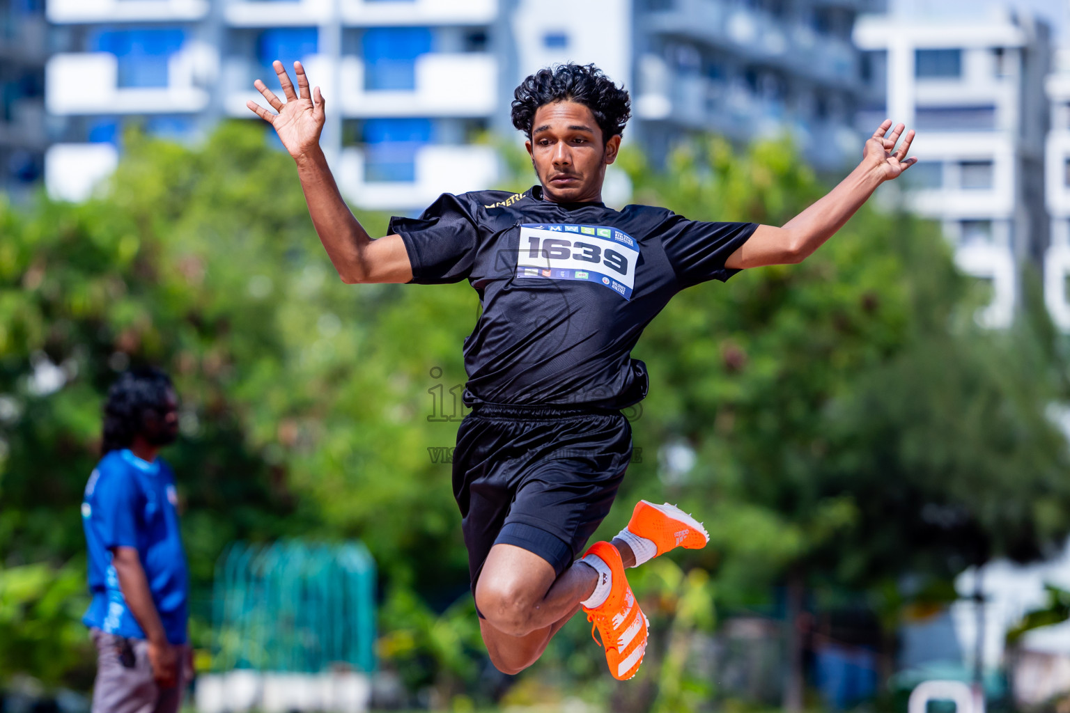 Day 3 of MWSC Interschool Athletics Championships 2024 held in Hulhumale Running Track, Hulhumale, Maldives on Monday, 11th November 2024. Photos by:  Nausham Waheed / Images.mv