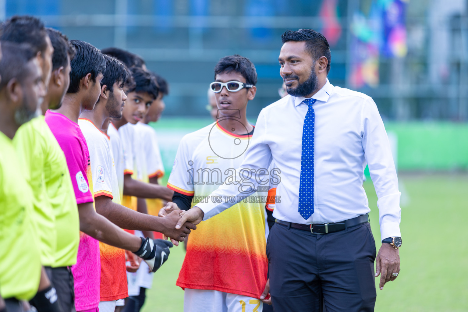 Club Eagles vs Super United Sports (U14) in Day 4 of Dhivehi Youth League 2024 held at Henveiru Stadium on Thursday, 28th November 2024. Photos: Shuu Abdul Sattar/ Images.mv