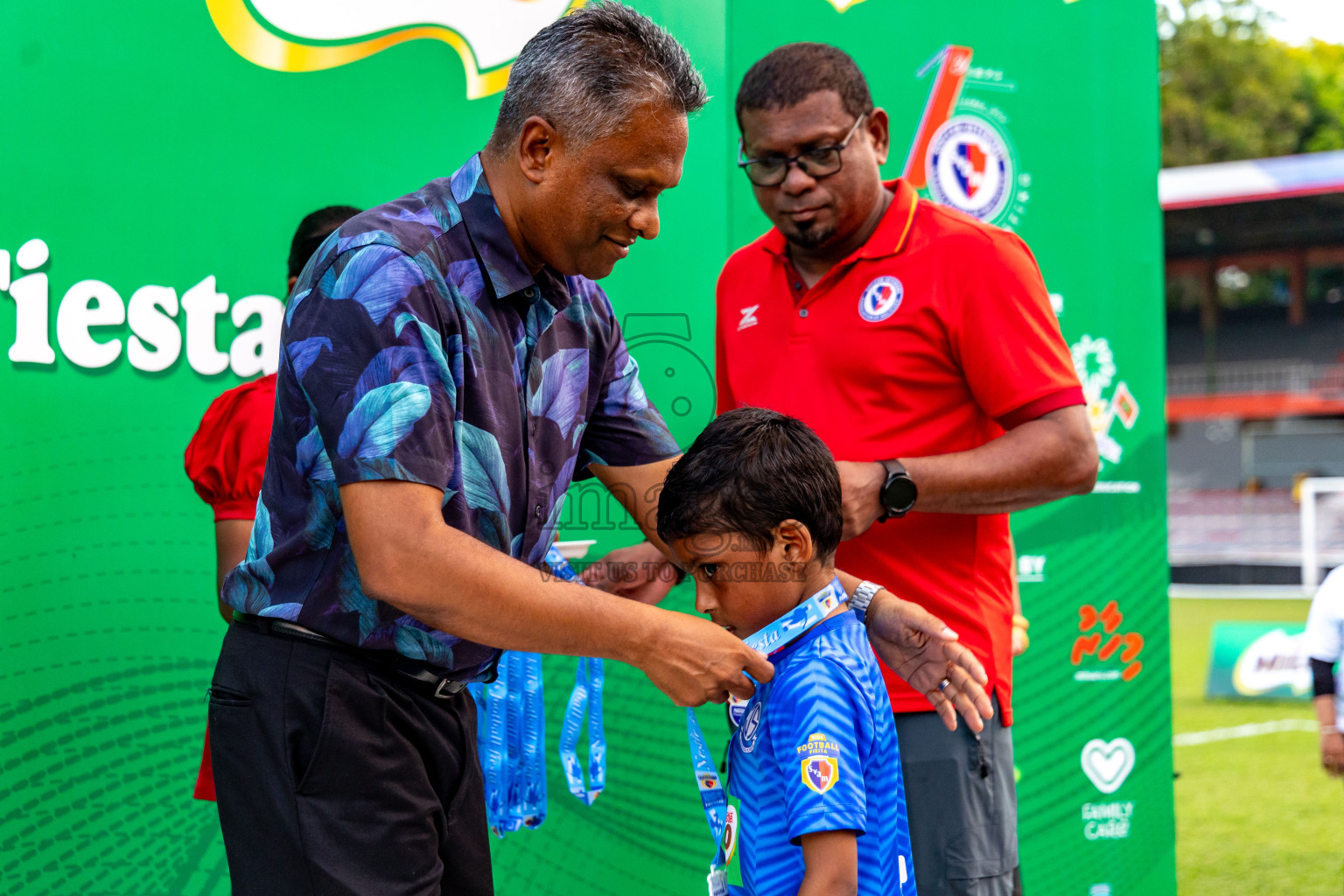 Day 2 of MILO Kids Football Fiesta was held at National Stadium in Male', Maldives on Saturday, 24th February 2024.