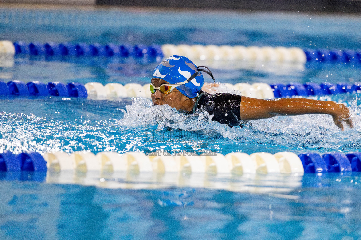 Day 4 of National Swimming Championship 2024 held in Hulhumale', Maldives on Monday, 16th December 2024. Photos: Hassan Simah / images.mv