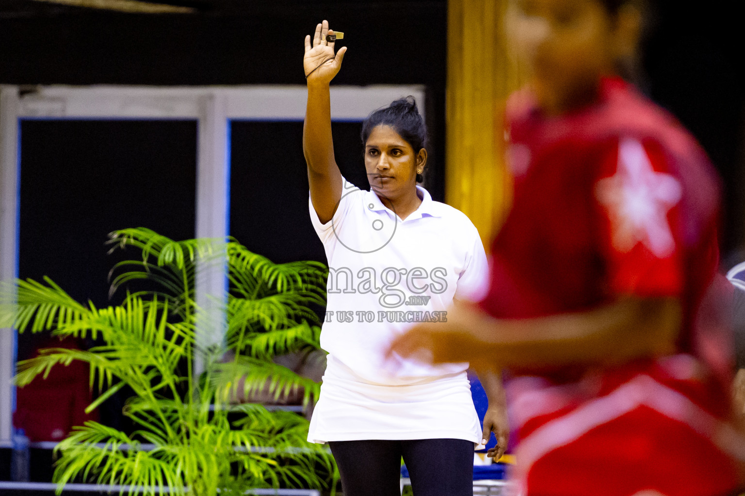 Day 2 of 25th Inter-School Netball Tournament was held in Social Center at Male', Maldives on Saturday, 10th August 2024. Photos: Nausham Waheed / images.mv