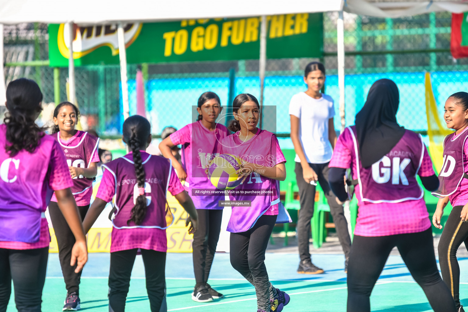 Day 8 of Junior Netball Championship 2022 on 11th March 2022 held in Male', Maldives. Photos by Nausham Waheed