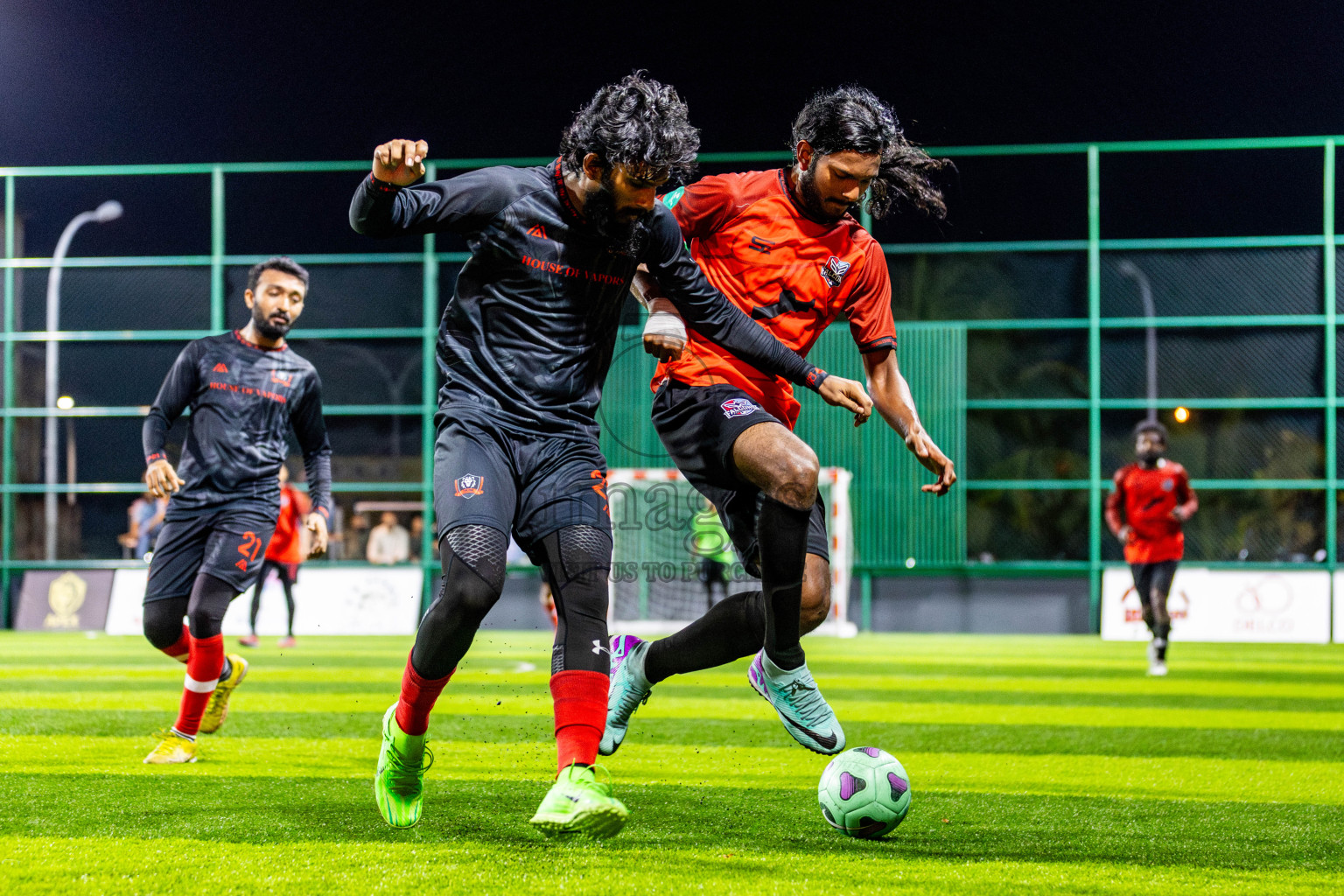 Falcons vs The One in Day 12 of BG Futsal Challenge 2024 was held on Saturday, 23rd March 2024, in Male', Maldives Photos: Nausham Waheed / images.mv
