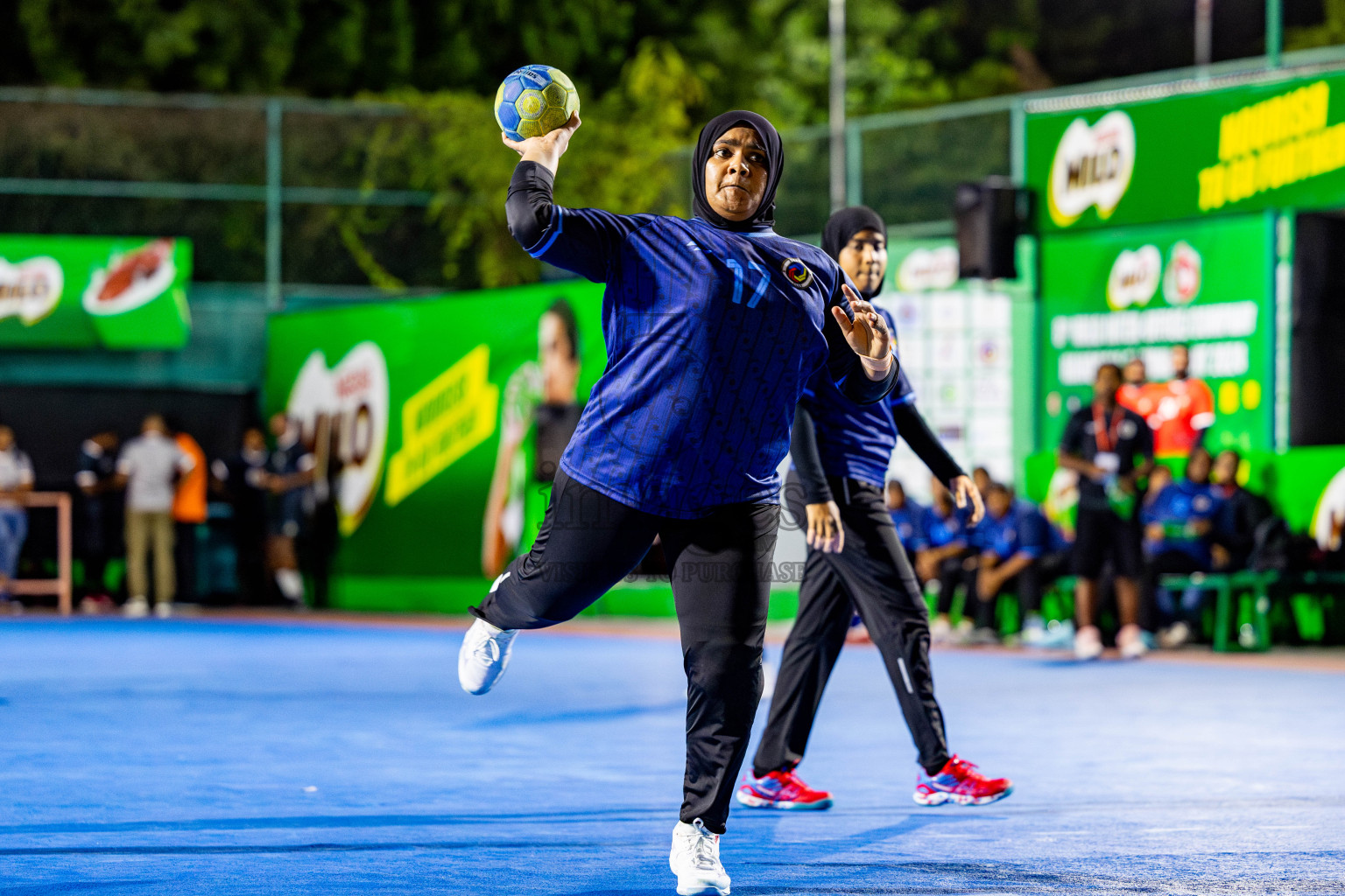 2nd Division Final of 8th Inter-Office/Company Handball Tournament 2024, held in Handball ground, Male', Maldives on Tuesday, 17th September 2024 Photos: Nausham Waheed/ Images.mv