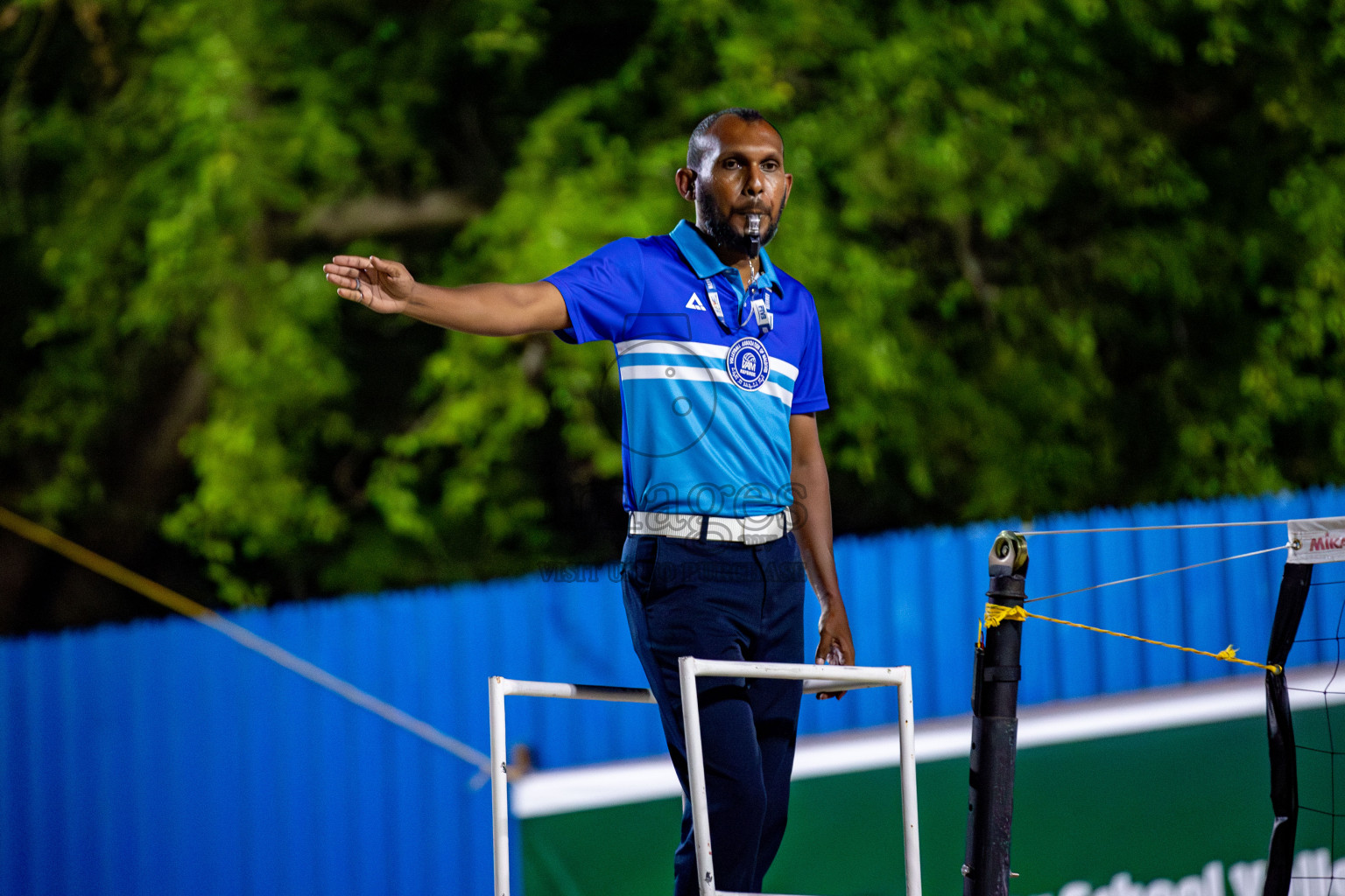 U19 Male and Atoll Girl's Finals in Day 9 of Interschool Volleyball Tournament 2024 was held in ABC Court at Male', Maldives on Saturday, 30th November 2024. Photos: Hassan Simah / images.mv