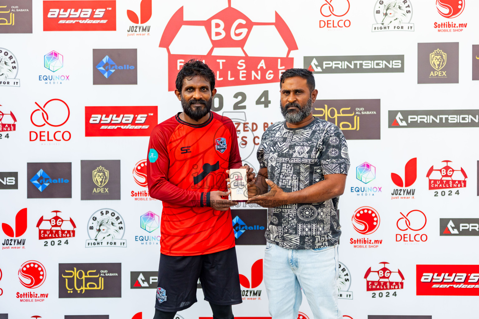 Bosnia SC vs Falcons in Day 2 of BG Futsal Challenge 2024 was held on Wednesday, 13th March 2024, in Male', Maldives Photos: Nausham Waheed / images.mv