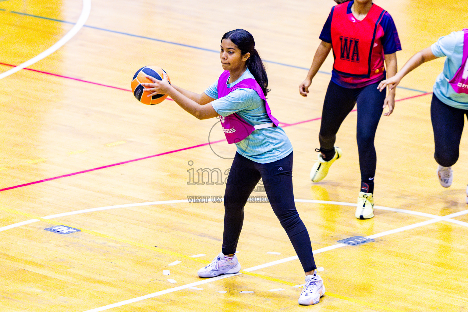 MV Netters vs Club Matrix in Day 4 of 21st National Netball Tournament was held in Social Canter at Male', Maldives on Sunday, 19th May 2024. Photos: Nausham Waheed / images.mv