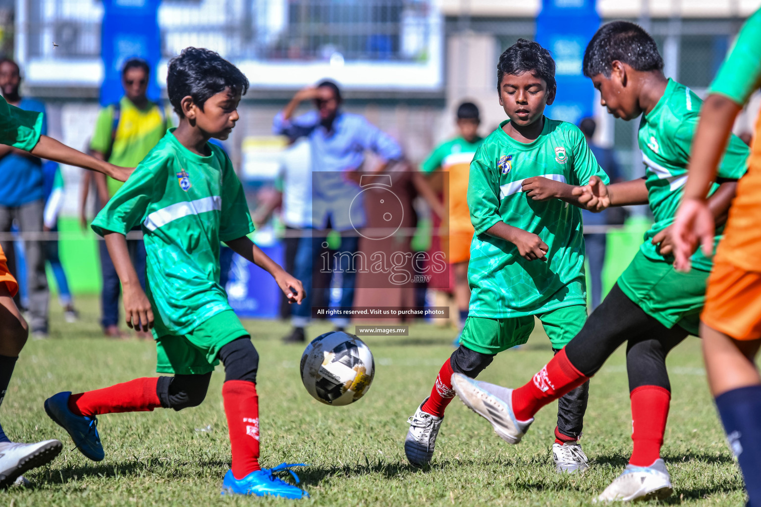 Day 2 of Milo Kids Football Fiesta 2022 was held in Male', Maldives on 20th October 2022. Photos: Nausham Waheed/ images.mv