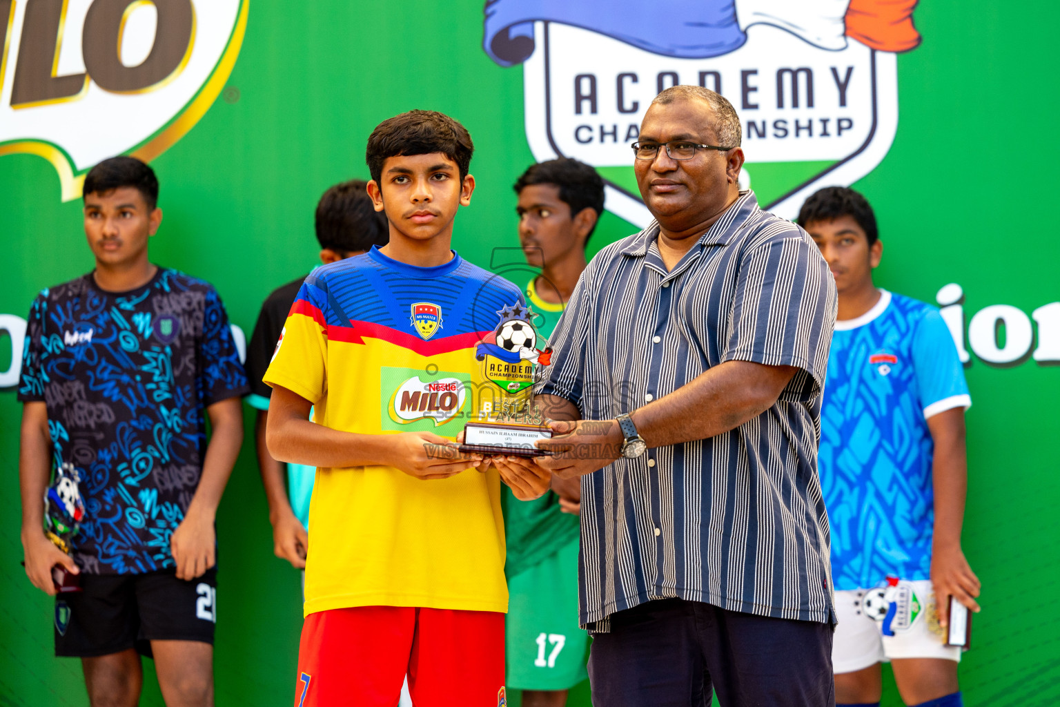 Day 4 of MILO Academy Championship 2024 (U-14) was held in Henveyru Stadium, Male', Maldives on Sunday, 3rd November 2024. Photos: Ismail Thoriq / Images.mv