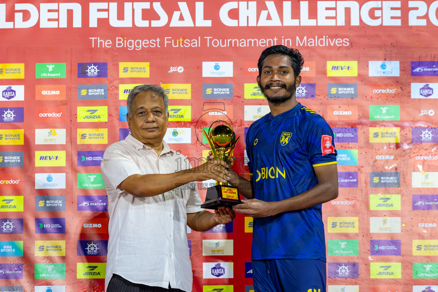 B Eydhafushi vs B Thulhaadhoo in Day 29 of Golden Futsal Challenge 2024 was held on Tuesday , 13th February 2024 in Hulhumale', Maldives Photos: Ismail Thoriq / images.mv