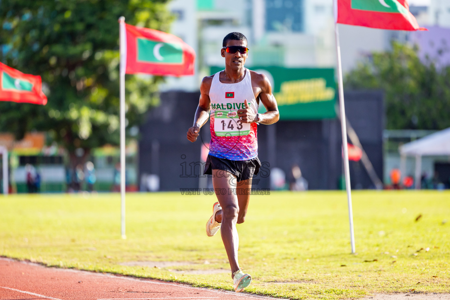 Day 1 of 33rd National Athletics Championship was held in Ekuveni Track at Male', Maldives on Thursday, 5th September 2024. Photos: Nausham Waheed / images.mv