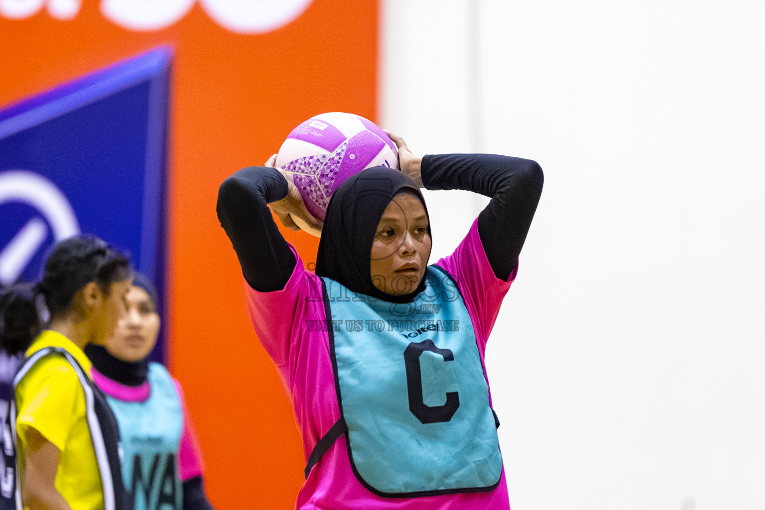 Day 8 of 24th Milo Netball Association Championship was held in Social Center at Male', Maldives on Monday, 8th September 2025. Photos: Mohamed Mahfooz Moosa / images.mv