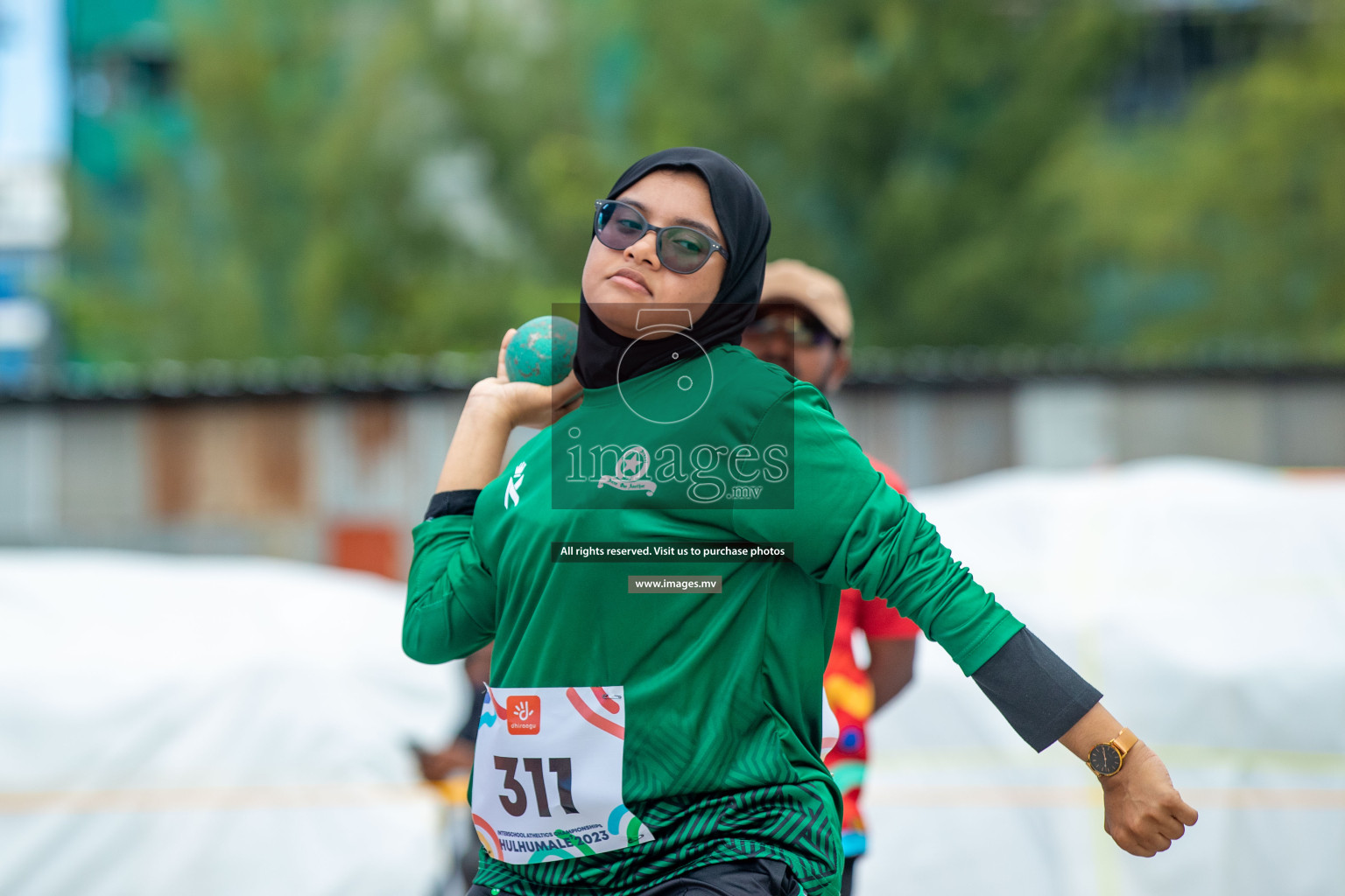 Day two of Inter School Athletics Championship 2023 was held at Hulhumale' Running Track at Hulhumale', Maldives on Sunday, 15th May 2023. Photos: Nausham Waheed / images.mv