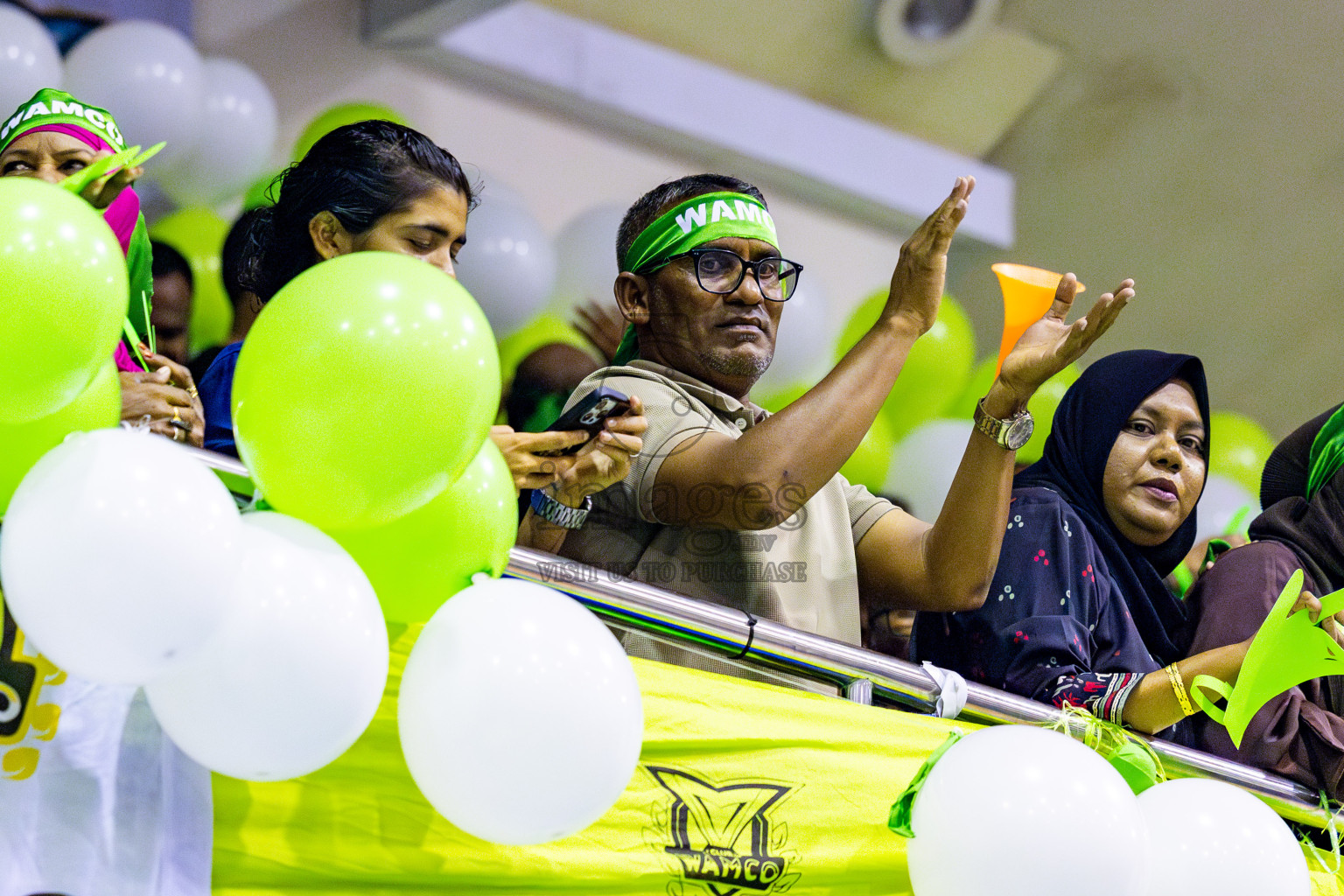 Police Club vs Club Wamco in the Final of Women's Division of VAM Cup 2025 held in Male', Maldives on Thursdsay, 17th April 2025 at Social Center Indoor Hall Photos By: Nausham Waheed / images.mv