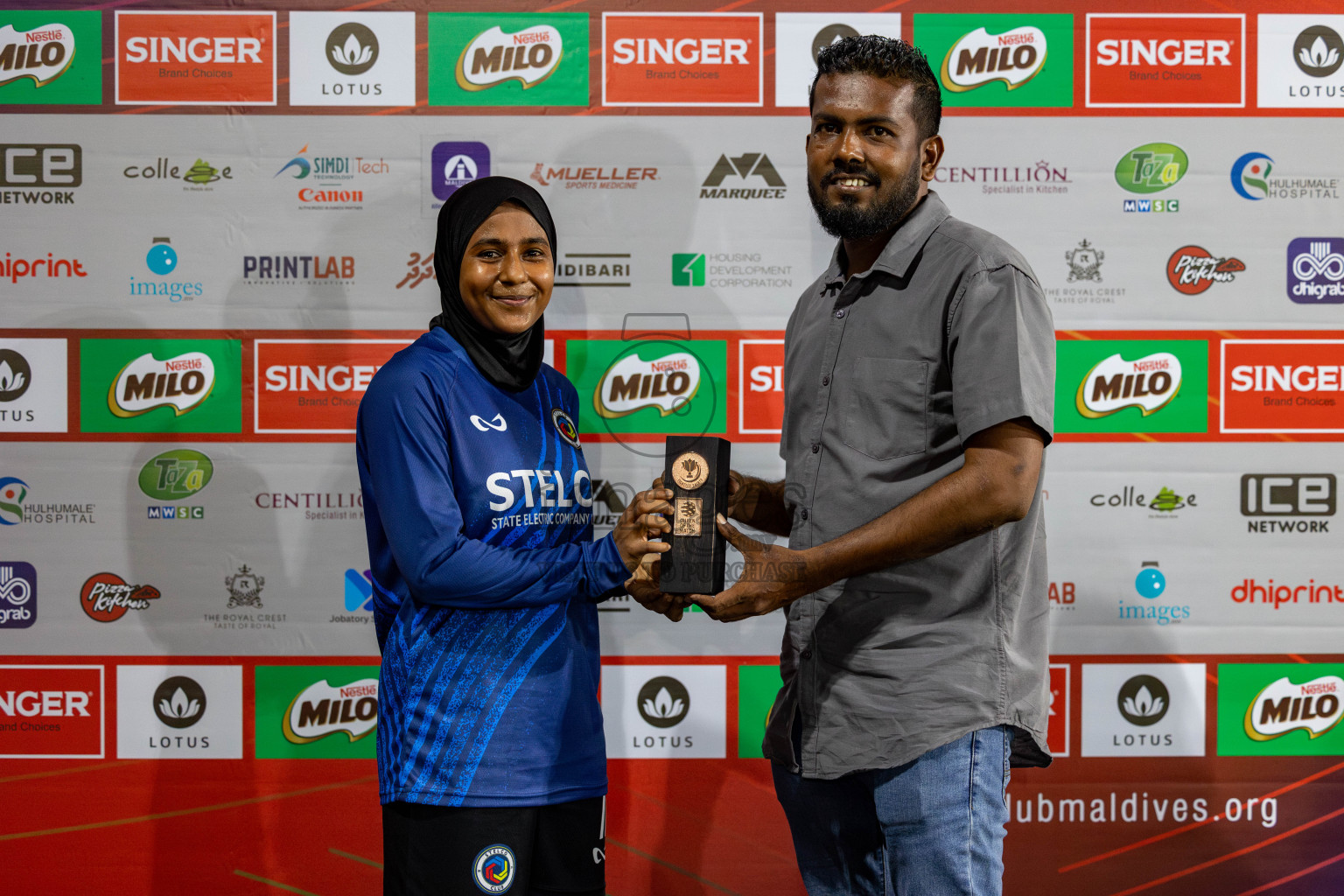 STELCO RECREATION CLUB vs TEAM DHARUMAVANTHA in Eighteen Thirty 2024 held in Rehendi Futsal Ground, Hulhumale', Maldives on Thursday, 5th September 2024. 
Photos: Hassan Simah / images.mv